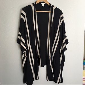 H&M Striped Kimono